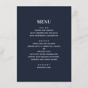 Menu Dahlias. Mariage floral marine. Fleurs de jardin b