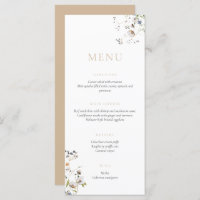 Menu Dainty Fleur sauvage Soft Tan