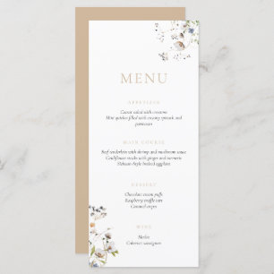 Menu Dainty Fleur sauvage Soft Tan