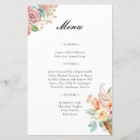 Menu de douche de mariage She's Been Scooped Up