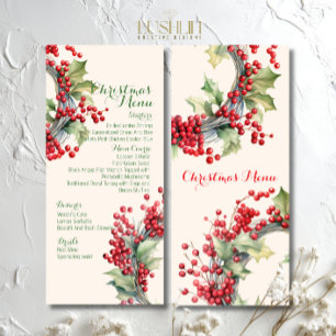 Menu de fête de Noël