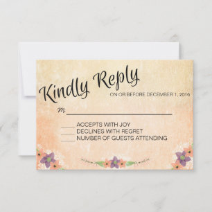 Menu de la carte IDPP1 de réponse de mariage