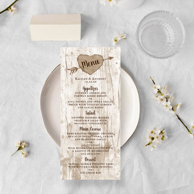 Menu de la collection de Mariages d'arbre cardiaqu (Créateur téléchargé)