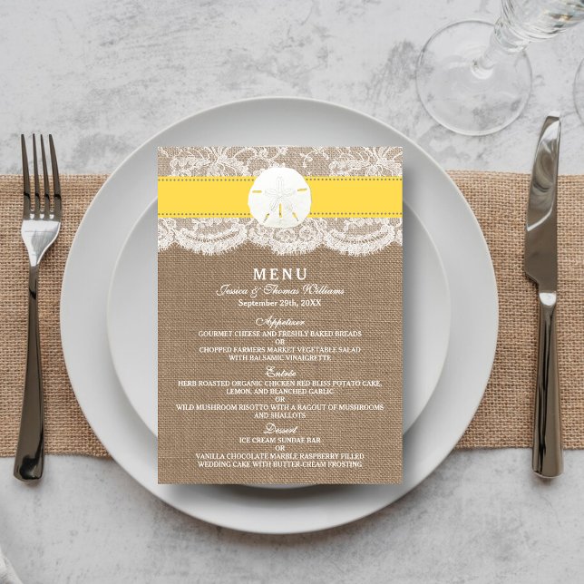 Menu de la collection de Mariages de dollars de sa (Créateur téléchargé)