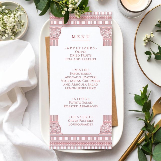 Menu de la fête des déesses en rose (Créateur téléchargé)