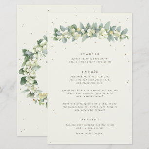 Menu de mariage 3 plats à la Crème et au Symphorin