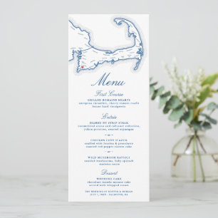 Menu de mariage de l'auberge Coonamessett