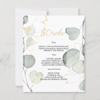 MENU DE MARIAGE ÉLÉGANT À PETIT BUDGET.