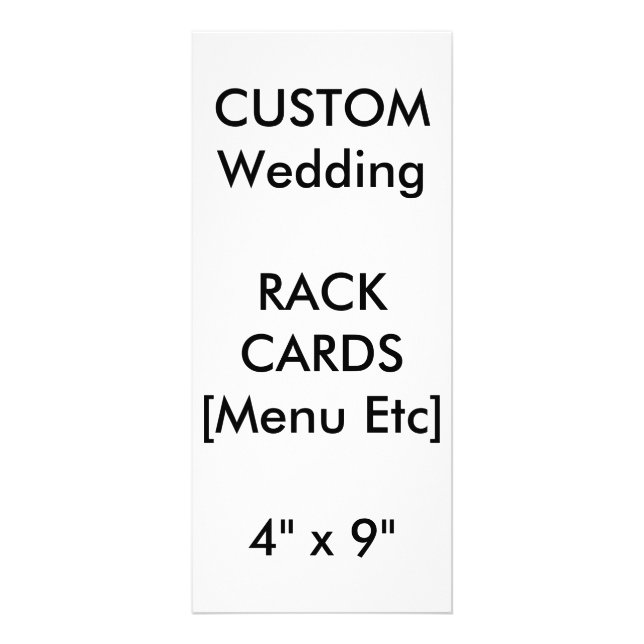 Menu de mariage personnalisé et cartes de programm (Devant)