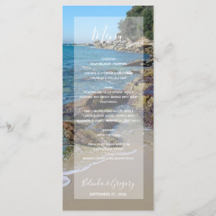 Menu de mariage Rocky Beach