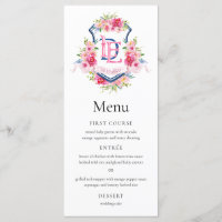 Menu de mariage Sterling 2