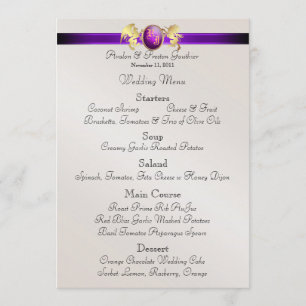 Menu de prince et de princesse Purple Jewel Crest