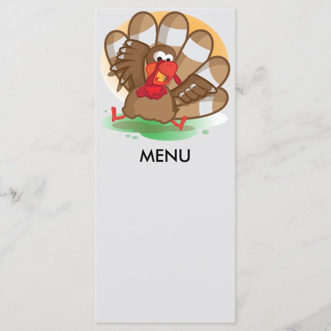 Menu de thanksgiving (Devant)