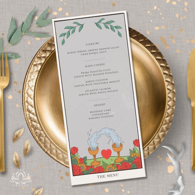 Menu Deck de Tarot Vintage Divination Mariage Mystique  (Créateur téléchargé)