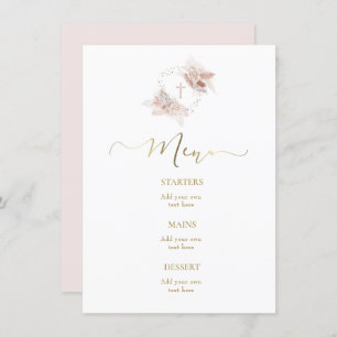 menu design boho