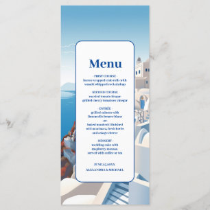 Menu Destination Grèce Mariage Santorin