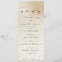 Dîner d'aquarelle Ombre jaune or givrée