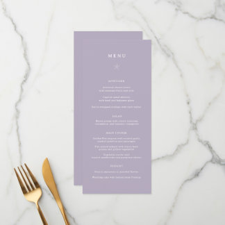 Menu Dîner Mariage Lihue