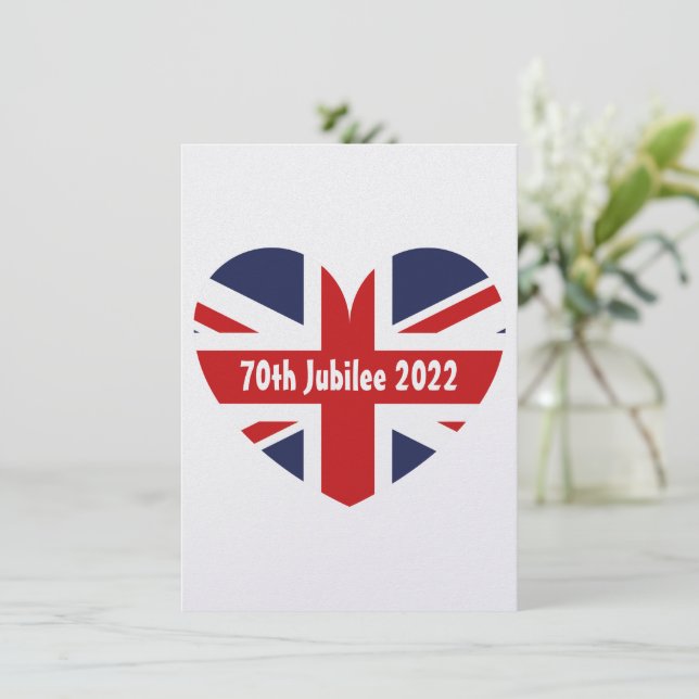 Menu Drapeau britannique du 70e jubilé 2022 (Debout devant)