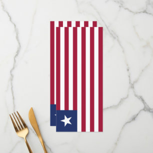 Menu Drapeau du Libéria