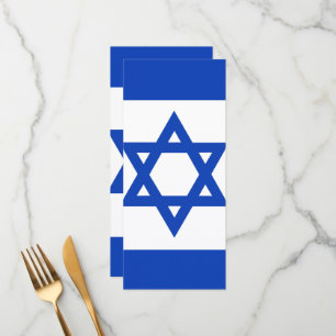 Menu Drapeau Israël
