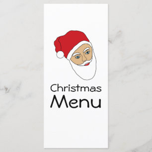 Menu du dîner de Noël du Père Noël