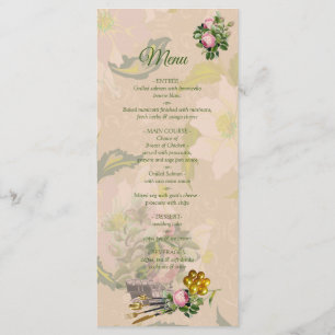 Menu du jardin buisson victorien