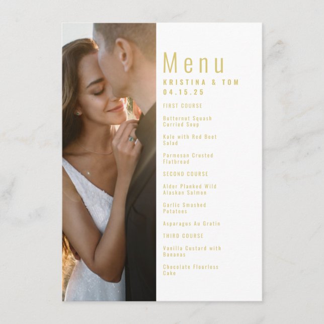 Menu Éclat de Photo (Devant)
