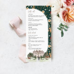 Menu Élégant Château | Watercolor English Manor Mariage<br><div class="desc">Belles cartes de menu pour compléter vos réglages de table à votre mariage ou à la prochaine soirée de dîner. Cette étonnante collection mariage regorge de beautés équestres et d'élégance classique. Le style équestre n'est pas toujours fait de plaids écossais et de boiseries foncées. Le style équestre moderne est à...</div>