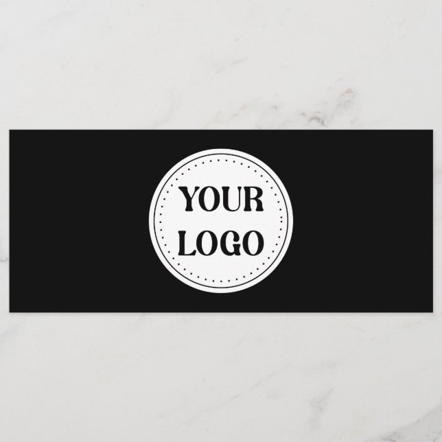 Menu Élégant, contemporain, poli et personnalisable. (Devant)