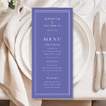Menu Elegant Formal Purple Wedding<br><div class="desc">Elegant Formal Purple Wedding Menu.</div>