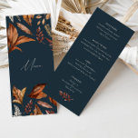 Menu Elégant Mariage de fleurs de marine et de terre cu<br><div class="desc">Avec son design élégant, sa palette de couleurs rustiques en terre cuite et ses délicats accents floraux, cette carte de menu ajoute une touche de sophistication à votre expérience culinaire. Réalisée avec soin dans le détail, cette carte de menu améliore l'ambiance générale de votre réception et vous garantit une expérience...</div>