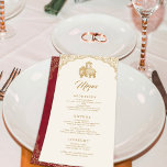 Menu Élégant Mariage indien Ganesha<br><div class="desc">Elégant menu Mariage indien Ganesha</div>