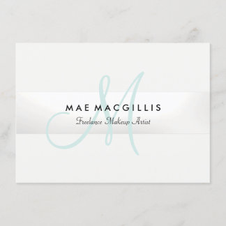 Menu Élégant Monogramme Silver Stripe Certificat cadeau