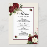 Elégant Romantique Bourgogne Toutes les Occasions