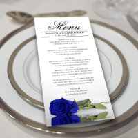 Elégant Rose Royal Blue avec Mariage Réflexions