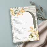 Menu Elégant Rustique Citrouille d'automne Arch Mariage<br><div class="desc">Si vous avez besoin d'une personnalisation supplémentaire,  n'hésitez pas à m'envoyer un message sur yellowfebstudio@gmail.com .</div>
