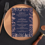 Menu Elégante collection de Mariages floraux Roses et m<br><div class="desc">Célébrez dans le style grâce à ces menus mariages modernes et très tendance. Le design est facile à personnaliser avec votre propre libellé et vos invités seront ravis quand ils verront ces menus fabuleux. Les éléments correspondants se trouvent dans la collection.</div>