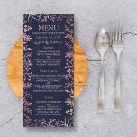 Menu Elégante collection de Mariages floraux Roses et m<br><div class="desc">Célébrez dans le style grâce à ces menus mariages modernes et très tendance. Le design est facile à personnaliser avec votre propre libellé et vos invités seront ravis quand ils verront ces menus fabuleux. Les éléments correspondants se trouvent dans la collection.</div>