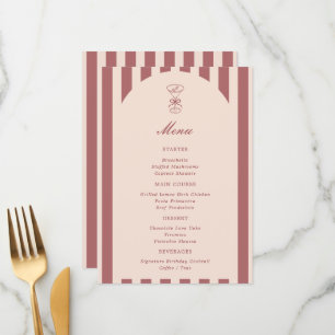 Menu Elle a un peu vieilli Coffee Martini Anniversaire