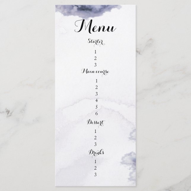 Menu Elle est sur un nuage neuf enterrement de vie de j (Devant)
