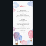 Menu enfant ballon à air menu enfant anniversaire<br><div class="desc">Contactez-moi,  s'il vous plaît,  si vous avez besoin d'autres articles.</div>