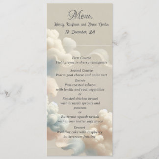 Menu Ethéré de Bliss