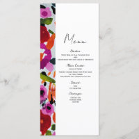 Explosion de Couleur Audacieuse Fleurs Aquarelles