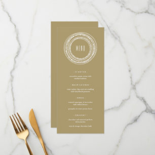 Menu Fête Chic de Fêtes de Fin d'Année Merry & Bright a