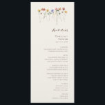 Menu Fleur sauvage précis | Dîner de mariage dans le ja<br><div class="desc">Ce fleur sauvage délicat | beige jardin mariage menu pour dîner est parfait pour votre mariage d'été simple et lunatique. Les fleurs aux couleurs rose, jaune, orange et or, qui donnent à ce produit l'impression d'un élégant jardin vintage minimaliste de printemps hippie. Le design moderne est artistique et délicat, représentant...</div>