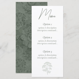 Menu FONDNESS | Wedding