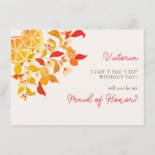 Menu Fraîcheur Citrus Foliage Mariage