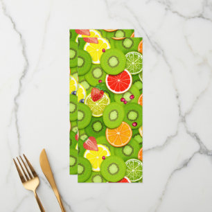 Menu Fruits d'été 2