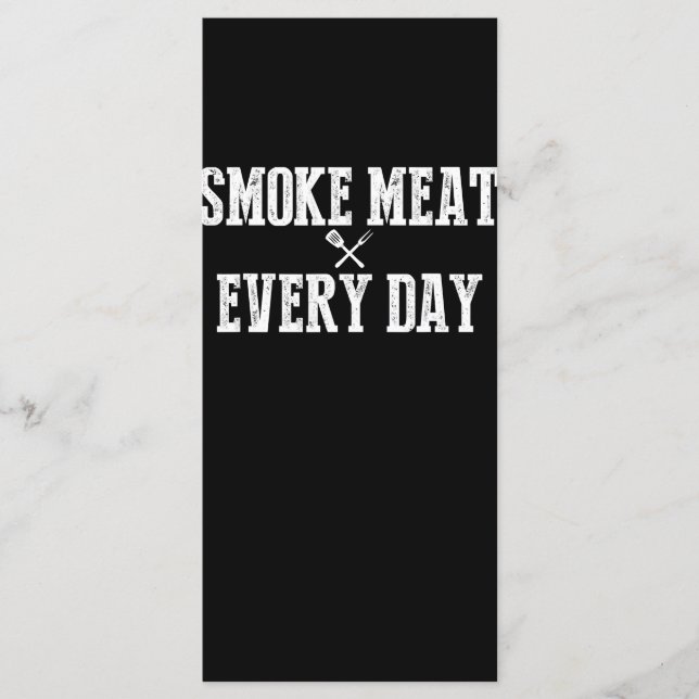 Menu Funny Bbq Smoker Accessoire Pitmaster Papa Grillin (Devant)